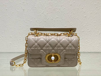 Dior Mini Jolie Top Handle Bag Beige 19 x 12 x 6 cm
