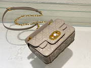 Dior Mini Jolie Top Handle Bag Beige 19 x 12 x 6 cm - 3