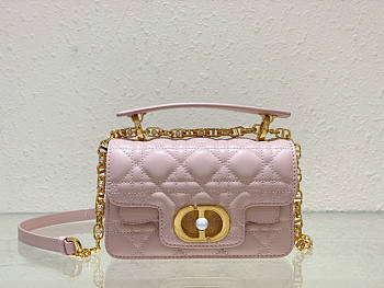 Dior Mini Jolie Top Handle Bag Pink 19 x 12 x 6 cm