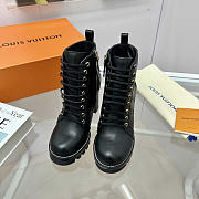 Louis Vuitton LV Calfskin Ankle Boots Black - 2