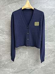 Miu Miu Blue Cardigan - 1