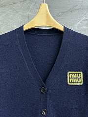 Miu Miu Blue Cardigan - 4