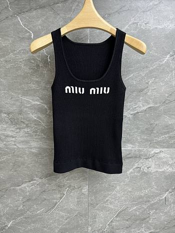 Miu Miu Black Tank Top