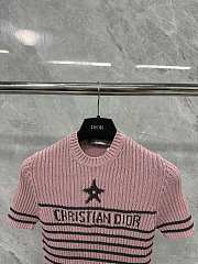 Dior Short Stripes Star Pink - 3