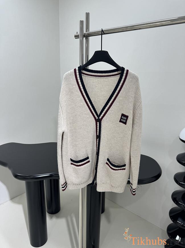 Miu Miu White Cardigan - 1