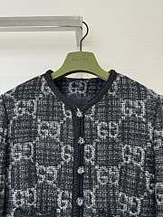 Gucci Wool Cotton-blend Tweed Cropped Jacket - 4