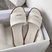 Dior Dway Slide Pastel White Calfskin - 1