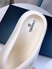 Chanel White Slides 02 - 5