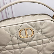 Dior Small Caro Top Handle Camera Bag Beige 19 x 13 x 4.5 cm - 2