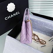 Chanel Kelly Lilac Purple Top Handle Bag 13x19x7cm - 5