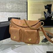 Chanel Hobo Bag Caramel 30x21x5cm - 5