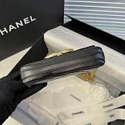 Chanel 23P Flap Bag Black Gold 18x10x3.5cm - 6