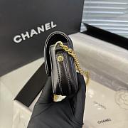 Chanel 23P Flap Bag Black Gold 18x10x3.5cm - 5