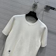Dior Sweater Ecru Cashmere And Silk Knit  - 3