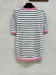 Chanel Pink White T-shirt - 3