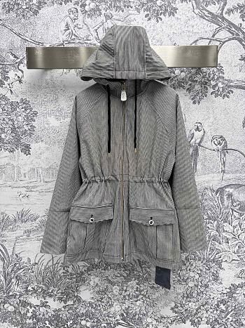 Louis Vuitton LV Striped Hooded Parka