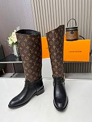 Louis Vuitton LV Monogram Black High Boots - 5