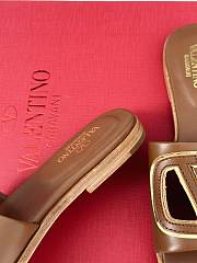 Valentino Garavani Brown Slides - 4