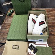 Gucci GG Sneaker With Web White - 4