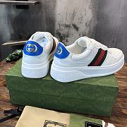 Gucci GG Sneaker With Web White - 3