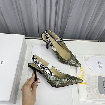 Dior J'Adior Slingback Pump Green 9.5cm