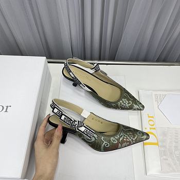 Dior J'Adior Slingback Pump Green 6.5cm