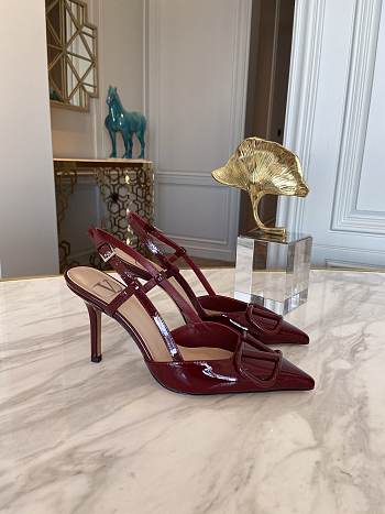 Valentino Garavani Red Wine Heel 8cm