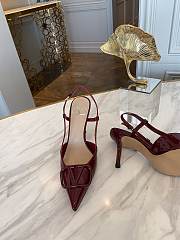 Valentino Garavani Red Wine Heel 8cm - 5