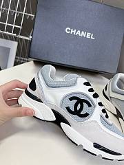 Chanel White Blue Sneaker - 2