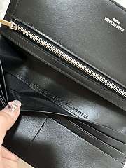 Balenciaga Passport Long Wallet 1 Ticket Black 21x12.4x2cm - 5