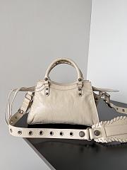 Balenciaga Neo Cagole XS Beige Handbag 26x13x18cm - 3