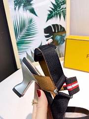 Fendi Black Colibri Slingback Pump 5cm - 2