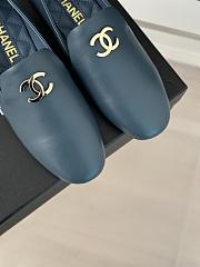 Chanel Blue Loafer  - 2