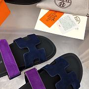 Hermes Chypre Sandal Black Violet Purple Blue - 2