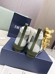 Dior B23 High Olive Sneaker Oblique - 2