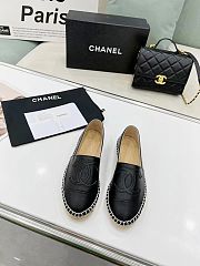 Chanel Espadrille Black Leather - 3