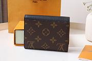 Louis Vuitton LV Victorine On My Side Wallet Black 11x9x2cm - 4