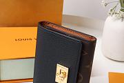 Louis Vuitton LV Victorine On My Side Wallet Black 11x9x2cm - 3