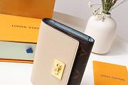 Louis Vuitton LV Victorine On My Side Wallet Greige 11x9x2cm - 4