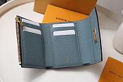 Louis Vuitton LV Victorine On My Side Wallet Greige 11x9x2cm - 3