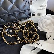 Chanel Wallet On Chain Woc Black Lambskin Gold 19cm - 3