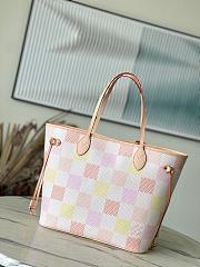 Louis Vuitton LV Neverfull MM Peach Pink 31 x 28 x 14 cm - 4