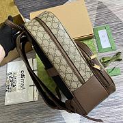 Gucci Ophidia GG Backpack Beige 40x28x15cm - 5