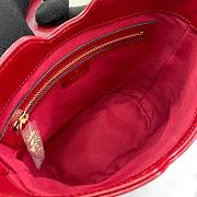 Gucci Mini Bucket Shoulder Bag Red 18.5x20.5x12.5cm - 2