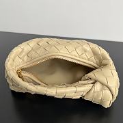 Bottega Veneta Mini Jodie Bag Beige 23x28x8cm - 5