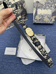 Dior Belt Gold 2cm - 5