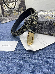Dior Belt Gold 2cm - 4
