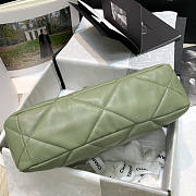 Chanel 19 Large Flap Bag Green Gold 30cm - 2