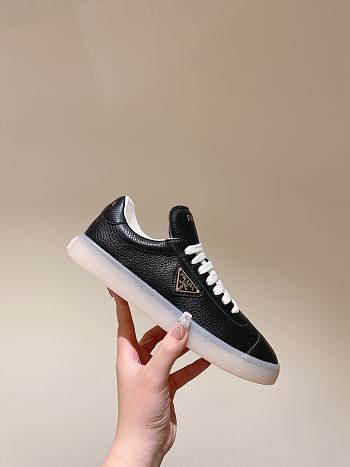 Prada Black Leather Sneakers