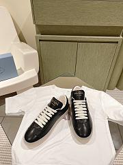 Prada Black Leather Sneakers - 4